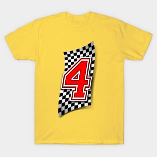 Racer Number 4 T-Shirt